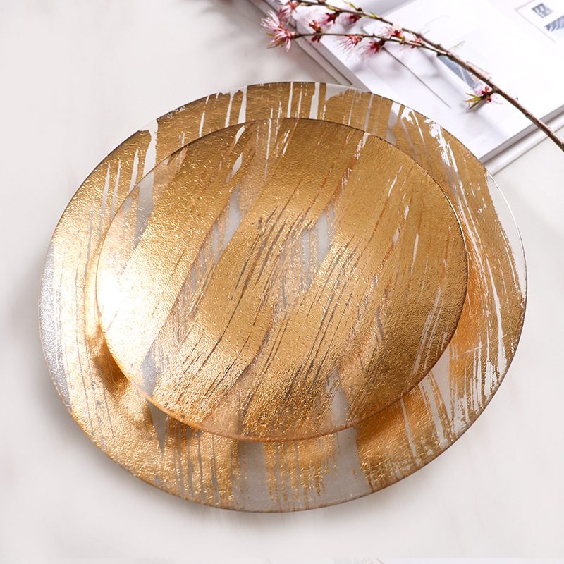 Wholesale Glass Charger Plate PZ-070 - Image 3